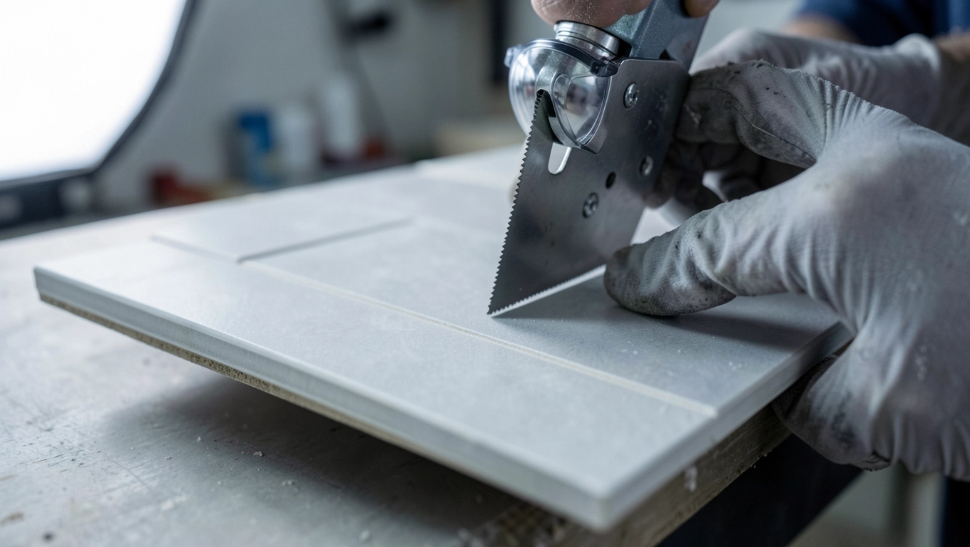 czym ciąć płytki gipsowe