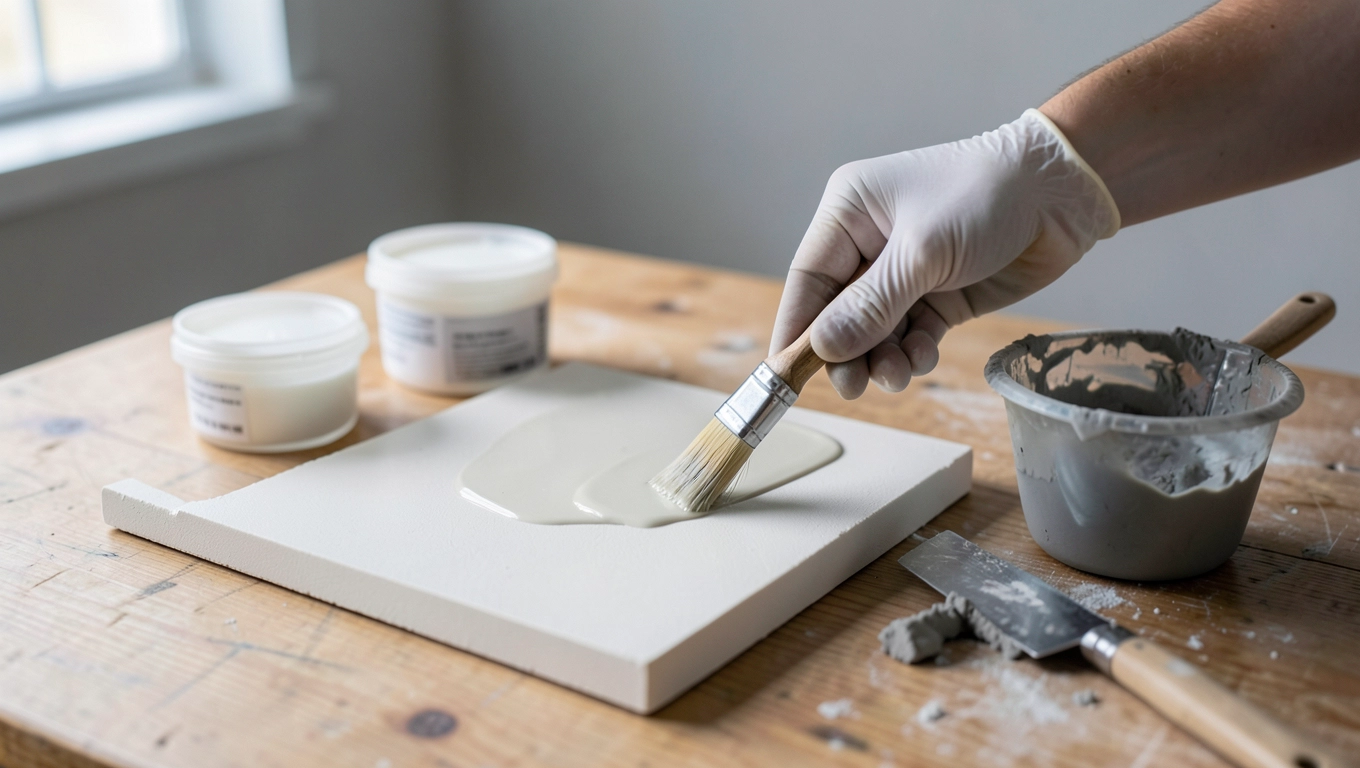 czym kleić płytki gipsowe