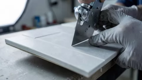 czym ciąć płytki gipsowe