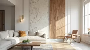 dekoracyjne wykończenie ścian wewnętrznych